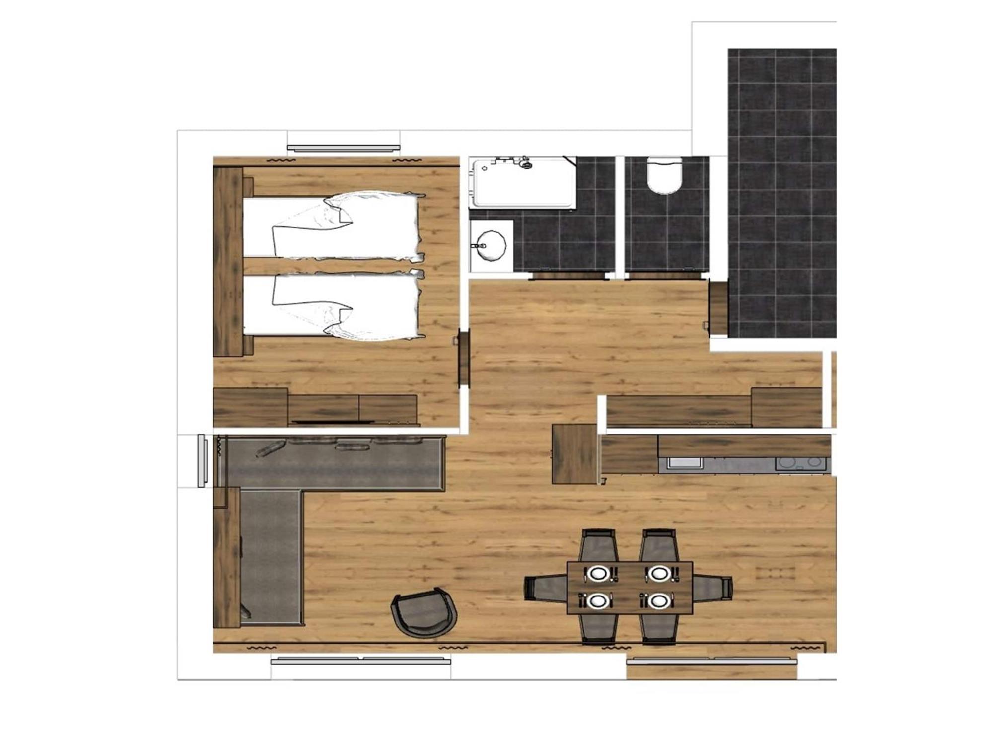 Large Apartment In Sankt Georgen With Balcony Furstau Bagian luar foto